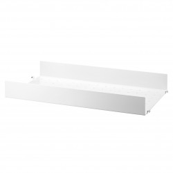 String Metalhylde Høj · Hvid · 58 x 30 cm.