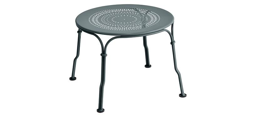 Fermob 1900 Low Table · Storm Grey