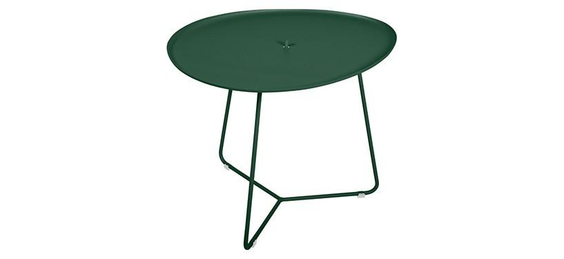 Fermob Cocotte Low Table · Cedar Green