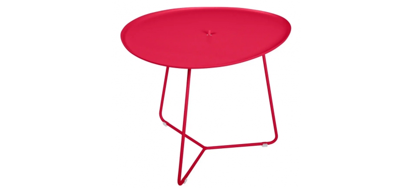 Fermob Cocotte Low Table · Pink Praline