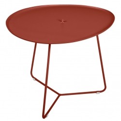 Fermob Cocotte Low Table · Red Ochre
