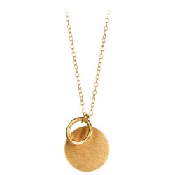 Pernille Corydon Coin & Circle Necklace · Guld