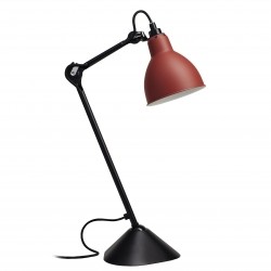 Lampe Gras No. 205 · Sort · Rød · Rund