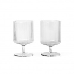 Ferm Living Ripple Wine Glasses