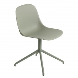 Muuto Fiber Side Chair Wood Fuldpolstret · Remix 183 · Sort
