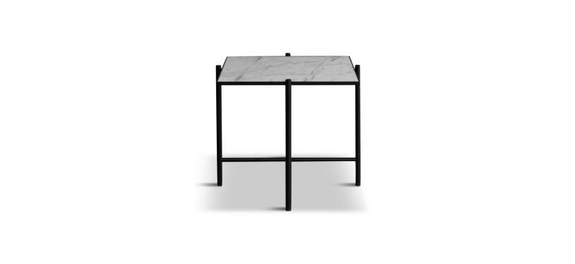 Handvärk Original Side Table · Marmor hvid · Sort