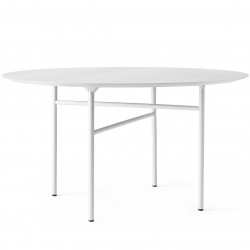 Menu Snaregade Dining Table, Round · 38 · Light Grey Oak