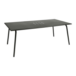 Fermob Monceau Table · 146 x 80 · Liquorice