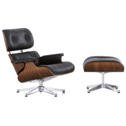 Vitra Eames Lounge Chair Sortpigmenteret Ask