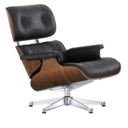 Vitra Eames Lounge Chair Sortpigmenteret Valnød