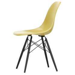 Vitra Eames DSW Glasfiber Sort Ahorn