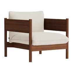 HAY Arbour Club Loungestol, Solid Walnut