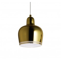 Artek Pendant Light A330S 'Golden Bell' Messing