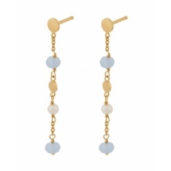 Pernille Corydon Afterglow Pastel Earchains · Sølv