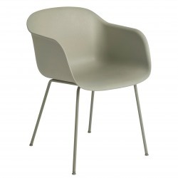 Muuto Fiber Arm Chair Tube · Dusty Green/Dusty Green