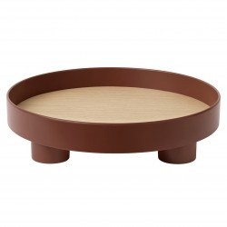 Muuto Platform Tray · Mørkerød