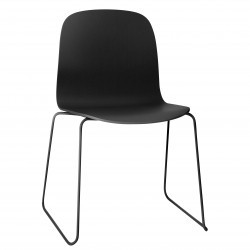 Muuto Visu Chair Sled · Sort