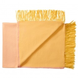 Silkeborg Uldspinderi Franja Plaid Butter Peach
