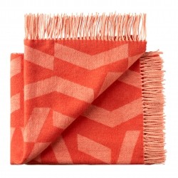 Silkeborg Uldspinderi Dashes Plaid Orange Rose