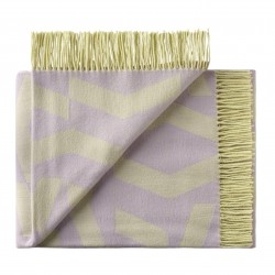 Silkeborg Uldspinderi Dashes Plaid Lilac Yellow