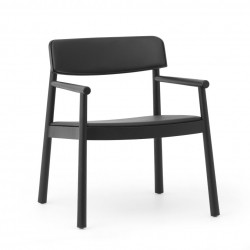 Normann Copenhagen Timb Loungestol med armlæn, polstret