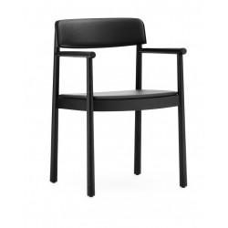 Normann Copenhagen Timb Stol med armlæn, polstret
