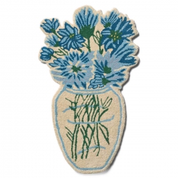 Bongusta Blue Daisy Rug