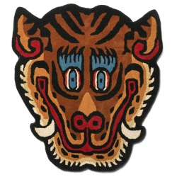 Bongusta Tiger Face Rug Big