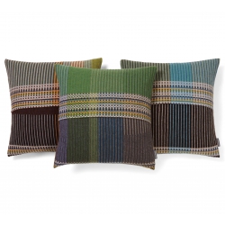 Wallace Sewell Florence Cushion Black/Green
