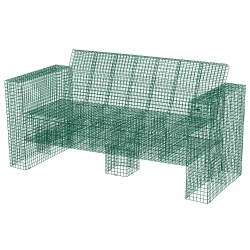 Kalager Design Wire Loungecouch 2