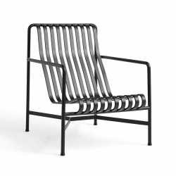 HAY Palissade Lounge Chair High · Sky grey