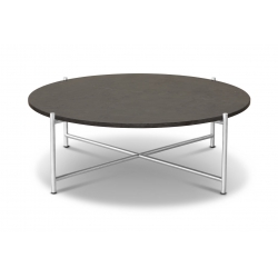 Handvärk Round Coffee Table 90, rustfri stål
