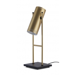 Warm Nordic Trombone Table Lamp