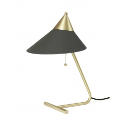 Warm Nordic Brass Top Table Lamp