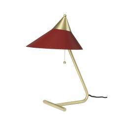 Warm Nordic Brass Top Table Lamp
