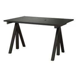 String Work Desk 120 - Black