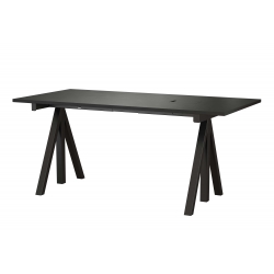 String Work Desk 160 - Black