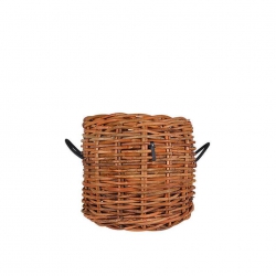 A2 Living Mini Low Rund Rattankurv