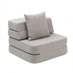 By KlipKlap KK 3 Fold Sofa Single Soft