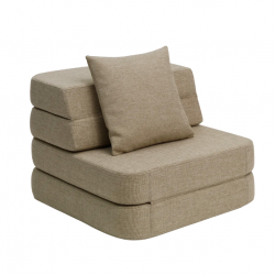 By KlipKlap KK 3 Fold Sofa Single Soft