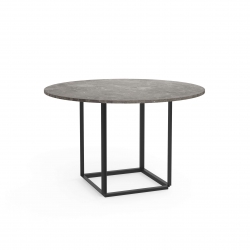 New Works Florence Dining Table Ø120 Marble