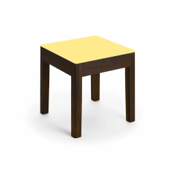 A seat in Siena Stool m. firkantet mat top, Medi Frame