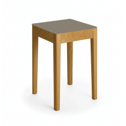 A seat in Siena Stool m. firkantet mat top, Classic Frame