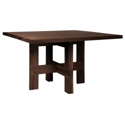 Farmhouse Trestle Table,120 Square