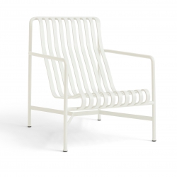 HAY Palissade Lounge Chair High · Sky grey