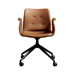 Bent Hansen Primum Chair M. Arm – fast hjulstel