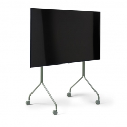 Pedestal Moon Rollin' Tall TV Stander